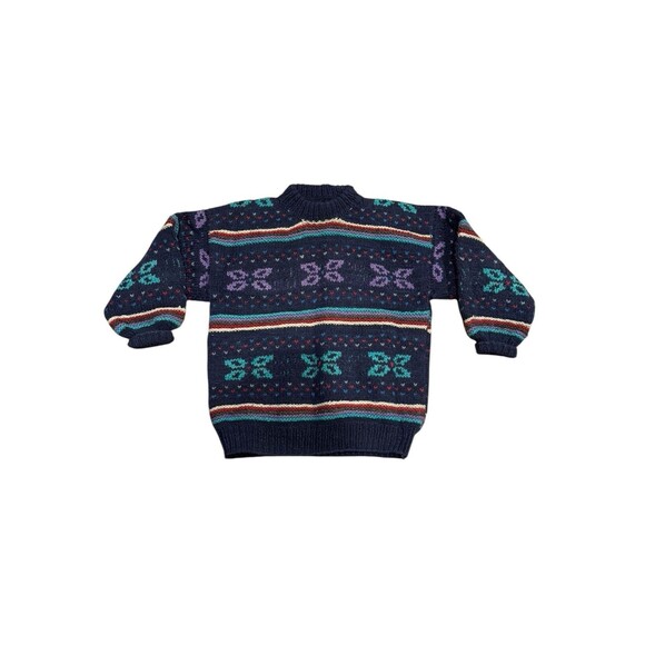 Vintage Tejidos Ruminahui 100% Wool Sweater Pullover Chunky Knit Peru Heavy - Picture 2 of 7